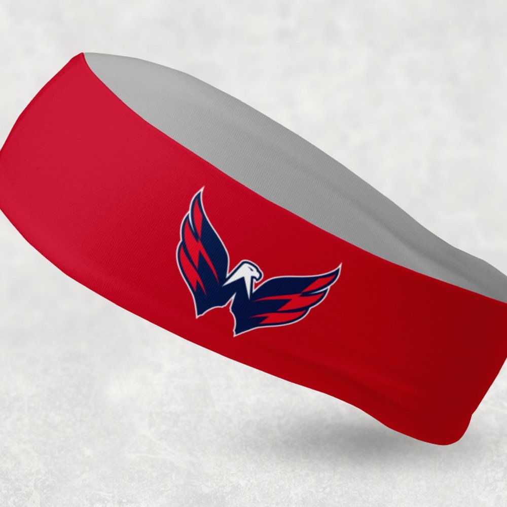 2 Pack - NEW - Reversible Washington Capitals Headband